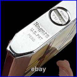 RARE Vintage 1959 ROGERS Automatic Frank Lloyd Wright Inspired Design Lighter