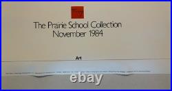 Rare 1984 Frank Lloyd Wright The Prairie School Collection Exhibition Poster