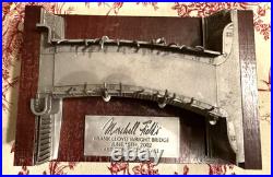 Rare Marshall Field Plaque to commemorate Opening of Frank Lloyd Wright bridge