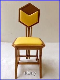 Rare Vitra Miniature Frank Lloyd Wright Peacock Chair Perfect Condition