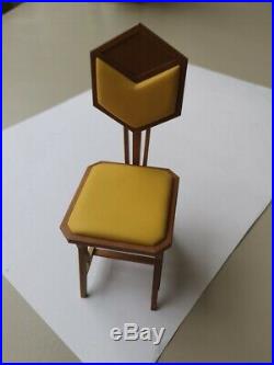 Rare Vitra Miniature Frank Lloyd Wright Peacock Chair Perfect Condition