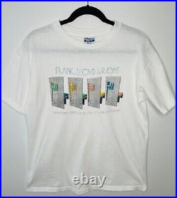 Rare! Vtg 90's Center For The Study Of Frank Lloyd Wright T-shirt S Stitchm/l
