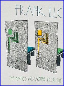 Rare! Vtg 90's Center For The Study Of Frank Lloyd Wright T-shirt S Stitchm/l