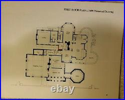 Raredraftfrank Lloyd Wright Home & Studio Plan For Restoration #73/100lqqk
