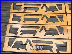 Replica Frank Lloyd Wright Usonian Perforated Window Full sized. Pope Leighey Replica Frank Lloyd Wright Usonian Perforated Window Full sized. Pope Leighey