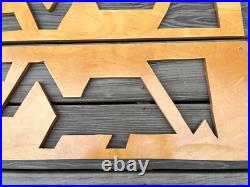 Replica Frank Lloyd Wright Usonian Perforated Window Full sized. Pope Leighey