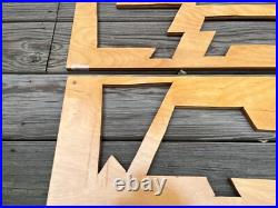 Replica Frank Lloyd Wright Usonian Perforated Window Full sized. Pope Leighey