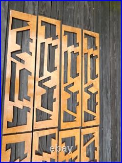 Replica Frank Lloyd Wright Usonian Perforated Window Full sized. Pope Leighey Replica Frank Lloyd Wright Usonian Perforated Window Full sized. Pope Leighey