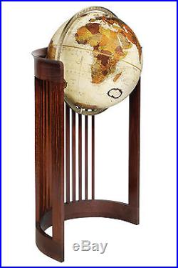 Replogle Barrel Frank Lloyd Wright Globe 16 Bronze Metallic. Brand New