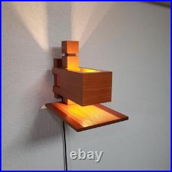 Reproduction Frank Lloyd Wright TALIESIN 2 Wall Sconce Cherry + converter