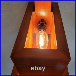 Reproduction Frank Lloyd Wright TALIESIN 2 Wall Sconce Cherry + converter
