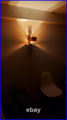 Reproduction Frank Lloyd Wright TALIESIN 2 Wall Sconce Cherry + converter