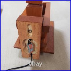 Reproduction Frank Lloyd Wright TALIESIN 2 Wall Sconce Cherry + converter