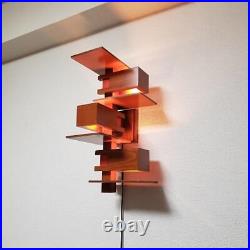 Reproduction Frank Lloyd Wright TALIESIN 3 Wall Sconce Cherry + converter