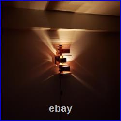 Reproduction Frank Lloyd Wright TALIESIN 3 Wall Sconce Cherry + converter