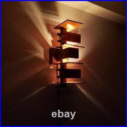 Reproduction Frank Lloyd Wright TALIESIN 3 Wall Sconce Cherry + converter