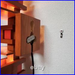Reproduction Frank Lloyd Wright TALIESIN 3 Wall Sconce Cherry + converter