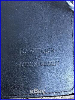 Retired Oberon Design Frank Lloyd Wright Deco Pebbled Leather Day Timer 9.5x7