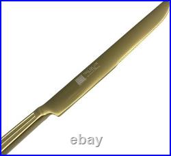 Ricci Frank Lloyd Wright Tree of Life 20 pc. Flatware 18/10 Stainless Steel GOLD