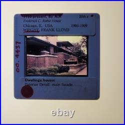 Robie House Chicago, IL Frank Lloyd Wright Architecture 35mm Glass Slides Lot 34 Robie House Chicago, IL Frank Lloyd Wright Architecture 35mm Glass Slides Lot 34