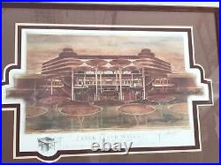 SC Johnson Wax The Great Workroom Frank Lloyd Wright 24X 34 Signed 13/1500
