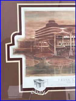 SC Johnson Wax The Great Workroom Frank Lloyd Wright 24X 34 Signed 13/1500