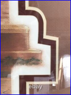 SC Johnson Wax The Great Workroom Frank Lloyd Wright 24X 34 Signed 13/1500