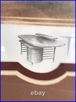 SC Johnson Wax The Great Workroom Frank Lloyd Wright 24X 34 Signed 13/1500