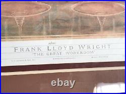 SC Johnson Wax The Great Workroom Frank Lloyd Wright 24X 34 Signed 13/1500