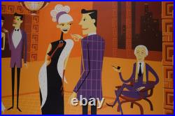 SHAG Print 2006 Frank Lloyd Wright at the Ennis House Blade Runner Rocketeer
