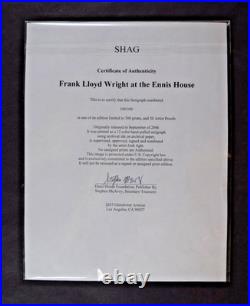 SHAG Print 2006 Frank Lloyd Wright at the Ennis House Blade Runner Rocketeer