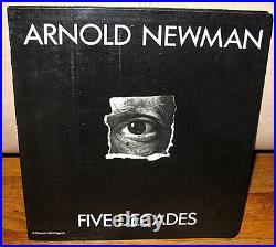 SIGNED Arnold Newman Five 5 Decades Marc Chagall Pablo Picasso Marilyn Monroe PB