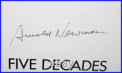 SIGNED Arnold Newman Five 5 Decades Marc Chagall Pablo Picasso Marilyn Monroe PB