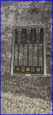 STAINED ART Glass Inspired By Frank Lloyd Wright. 12x8.5 Ready To Hang