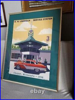 STEVE THOMAS LINDHOLM OIL COMPANY SERVICE STATION Frank Lloyd Wright #88/250