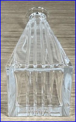 STUNNING Tiffany and Co Frank Lloyd Wright Crystal Decanter Glass Stopper 14