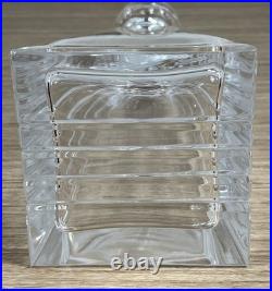 STUNNING Tiffany and Co Frank Lloyd Wright Crystal Decanter Glass Stopper 14