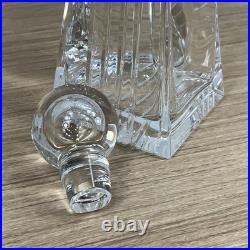 STUNNING Tiffany and Co Frank Lloyd Wright Crystal Decanter Glass Stopper 14