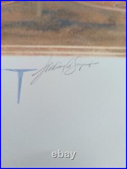 S. C. Johnson The Great Workroom Frank Lloyd Wright 31x21 Signed 1419/1500 Print