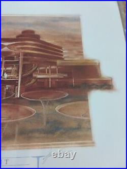 S. C. Johnson The Great Workroom Frank Lloyd Wright 31x21 Signed 1419/1500 Print