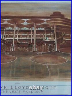 S. C. Johnson The Great Workroom Frank Lloyd Wright 31x21 Signed 1419/1500 Print
