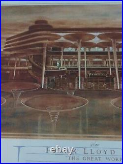 S. C. Johnson The Great Workroom Frank Lloyd Wright 31x21 Signed 1419/1500 Print