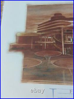 S. C. Johnson The Great Workroom Frank Lloyd Wright 31x21 Signed 1419/1500 Print