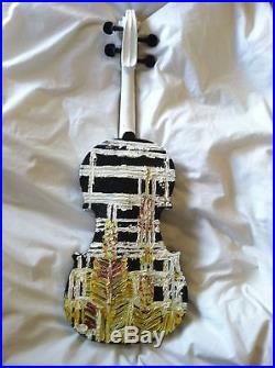 Sale! Hand Painted Violin Unique Frank Lloyd Wright Painterly Style 4/4