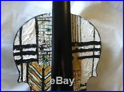 Sale! Hand Painted Violin Unique Frank Lloyd Wright Painterly Style 4/4