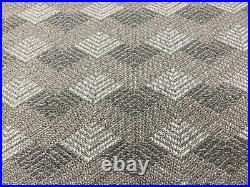 Schumacher Geometric Frank Lloyd Wright Fabric- Euchtman / Stone 4.75 yd 72213