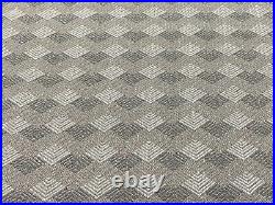 Schumacher Geometric Frank Lloyd Wright Fabric- Euchtman / Stone 4.75 yd 72213