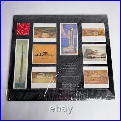 Sealed Vintage Frank Lloyd Wright Architectural Renderings Print Portfolio