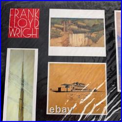 Sealed Vintage Frank Lloyd Wright Architectural Renderings Print Portfolio