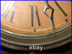 Sessions Antique Oak Case Clock 1900 Apartment Size Frank Lloyd Wright Period